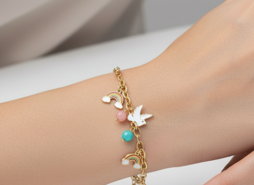 The Dove's Promise Charm Bracelet