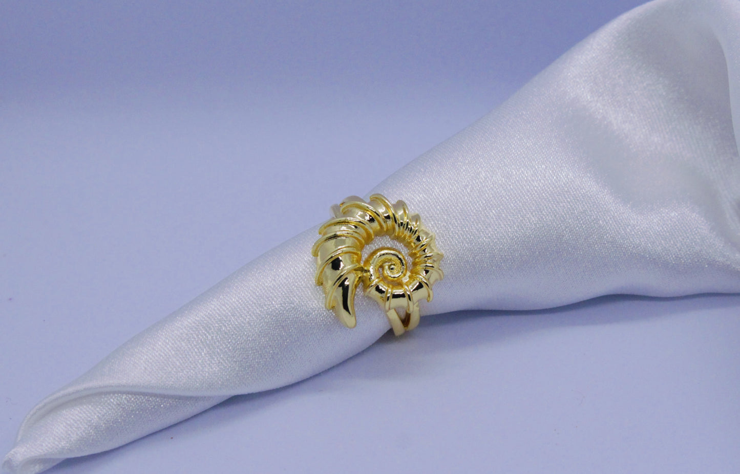 The Golden Snail Ring (Adjustable Size)