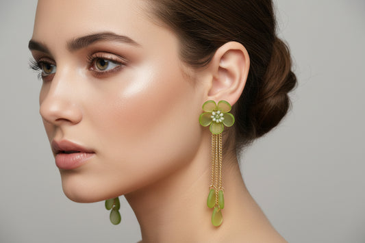 Spring Garden Tassel Earrings