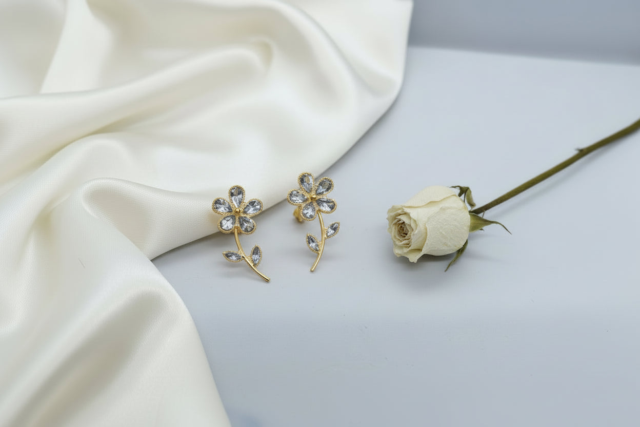 Crystal Blossom Studs