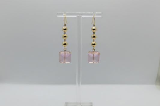 Modern Pastel Drop Earrings