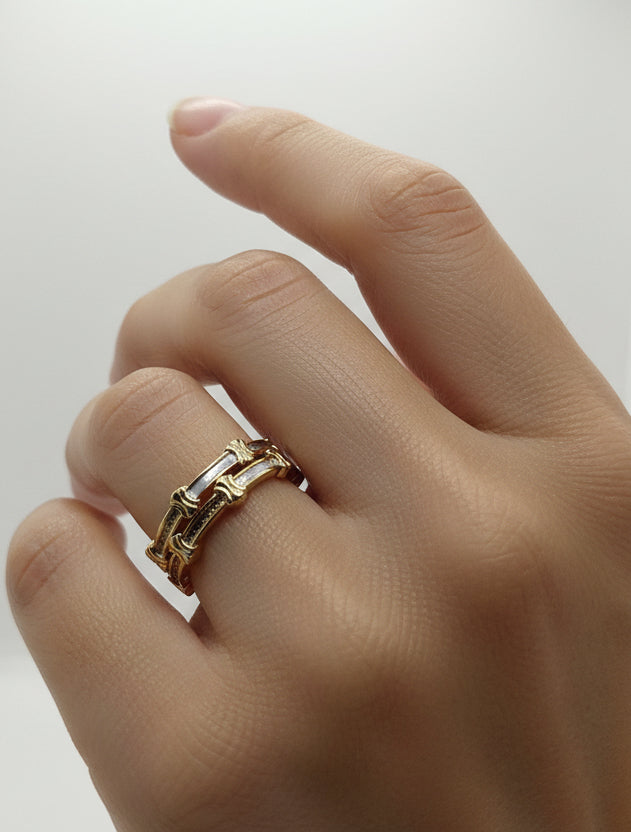 Enamel & Ice Bamboo Wrap White (Adjustable)