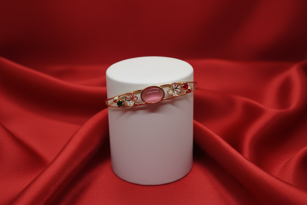 The Pink Meadow Wrap (Free Size)