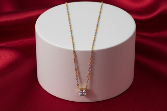 Solitaire Pendant Necklace