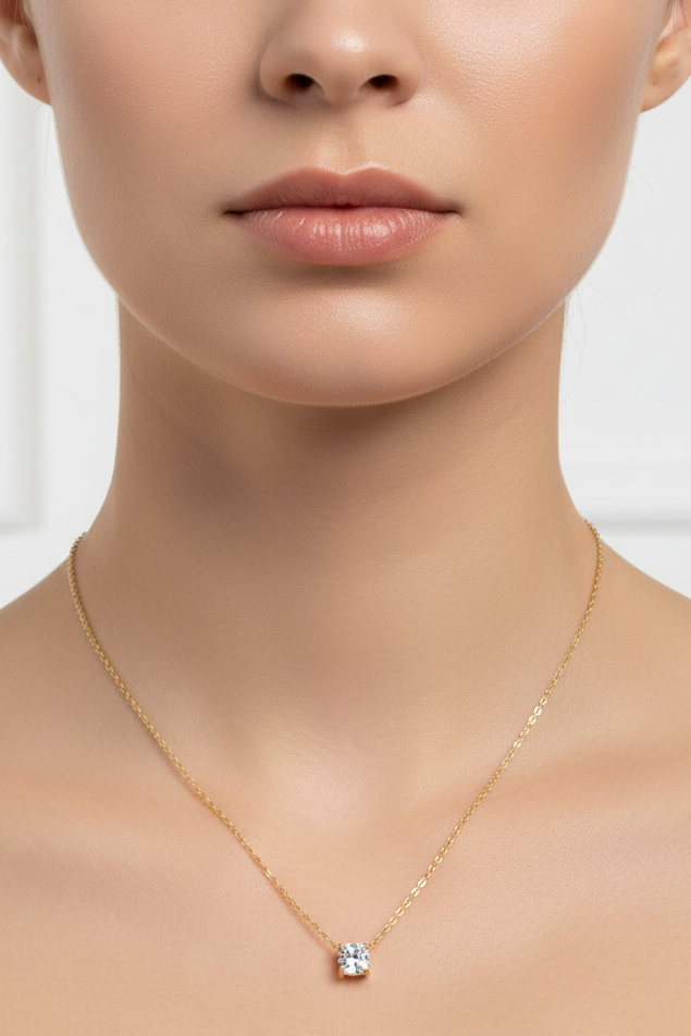 Solitaire Pendant Necklace