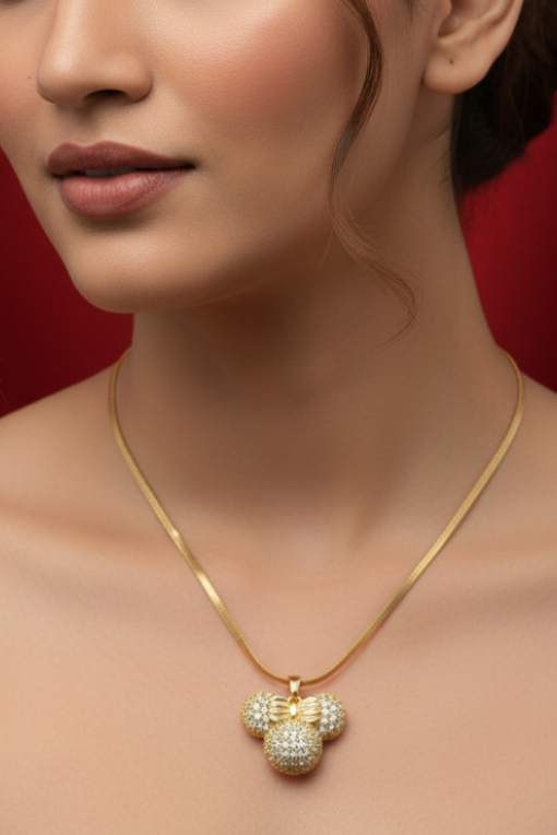 Crystal Mini Mouse Necklace