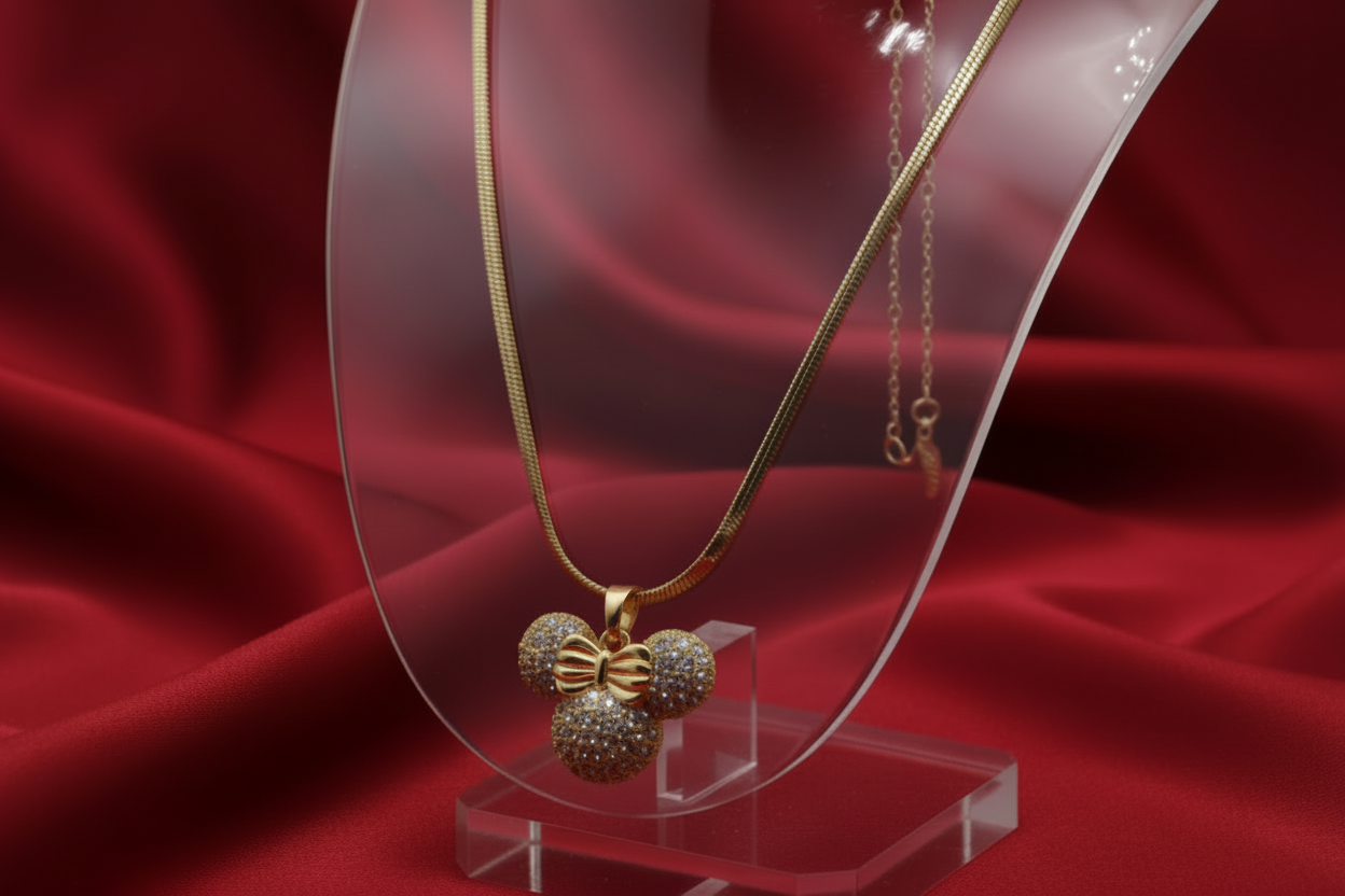 Crystal Mini Mouse Necklace