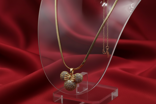 Crystal Mini Mouse Necklace