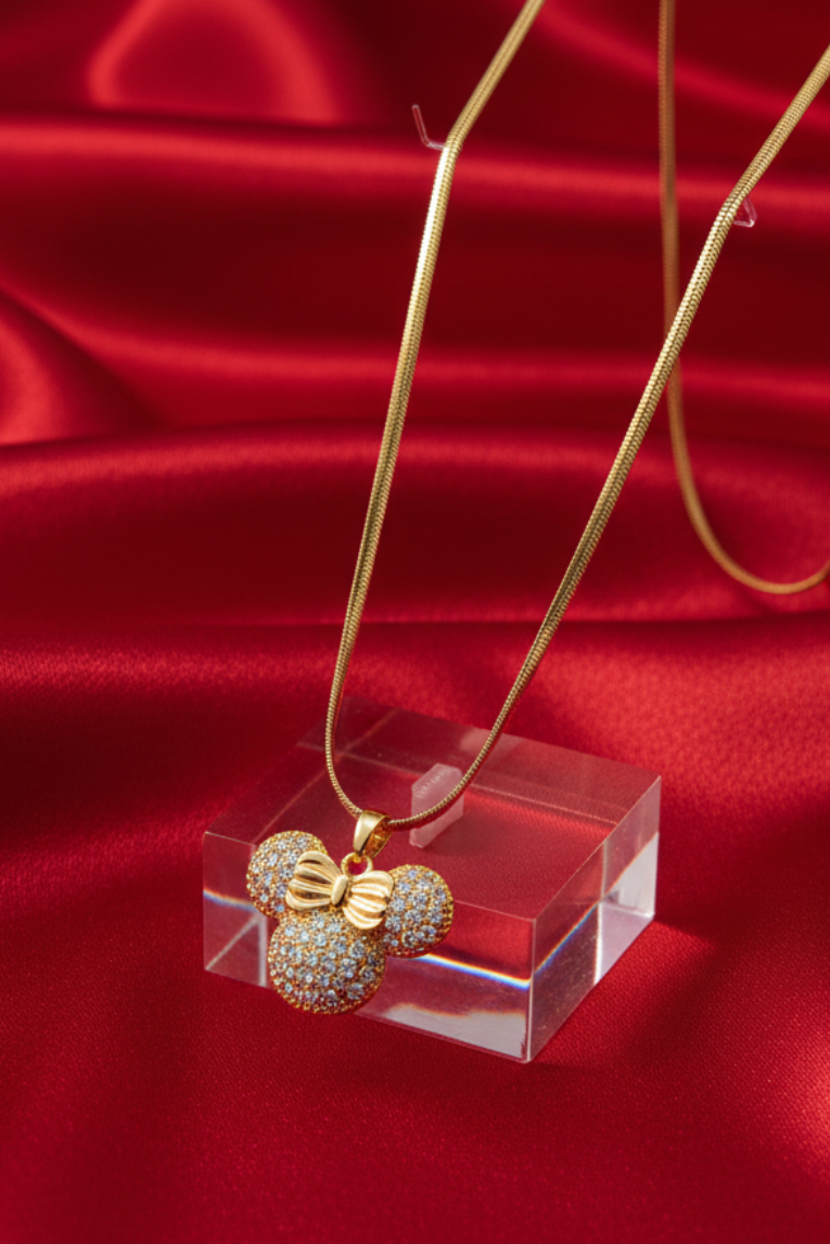 Crystal Mini Mouse Necklace