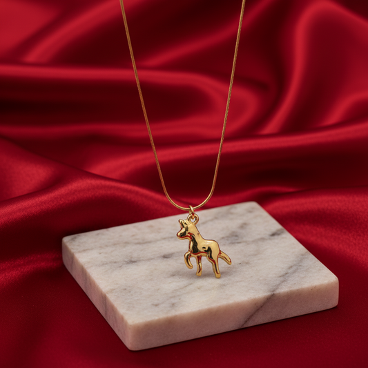 Giraffe Charm Necklace