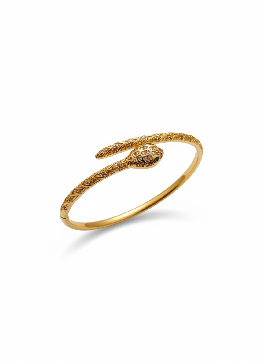 Viper Wrap Bangle (Free Size)