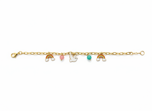 The Dove's Promise Charm Bracelet