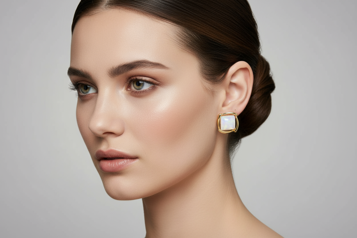 Marble Cushion Studs