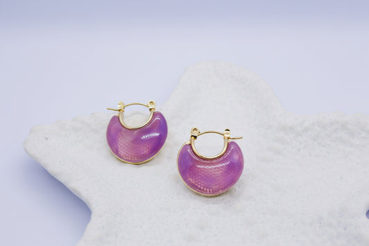 Lavender Haze Hoops