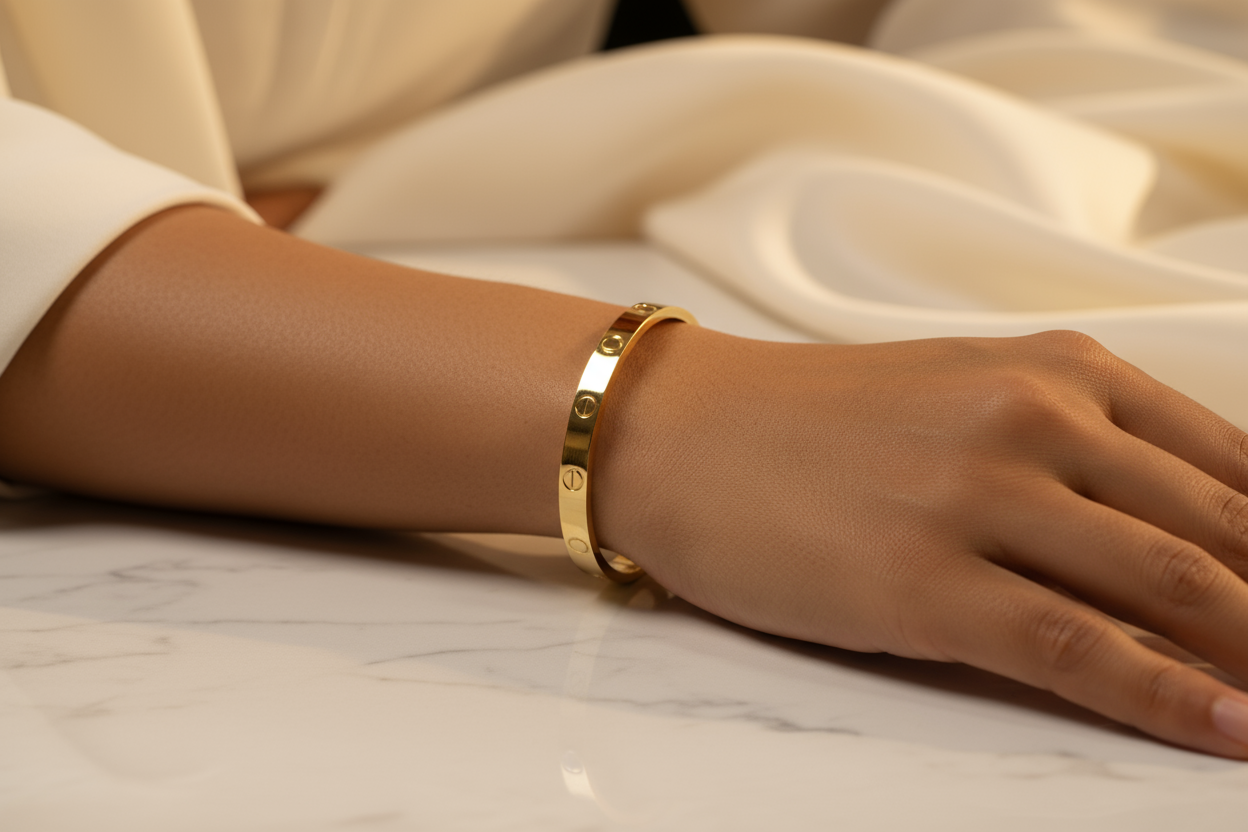 Eternal Cuff Bangle Bracelet (FREE SIZE)