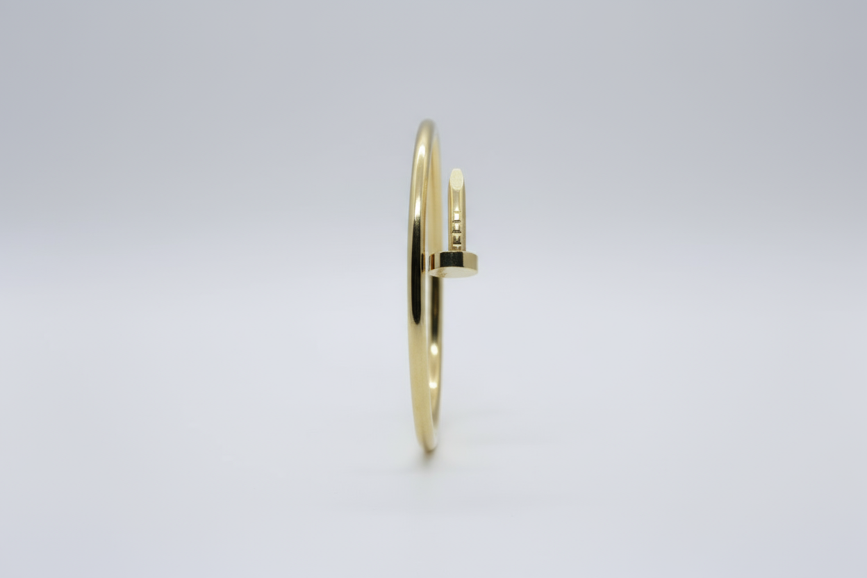 The Nail Bangle Bracelet (Free Size)