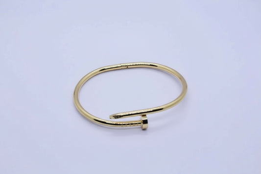 The Nail Bangle Bracelet (Free Size)