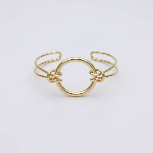 The Circlet Cuff Bangle Bracelet (FREE SIZE)