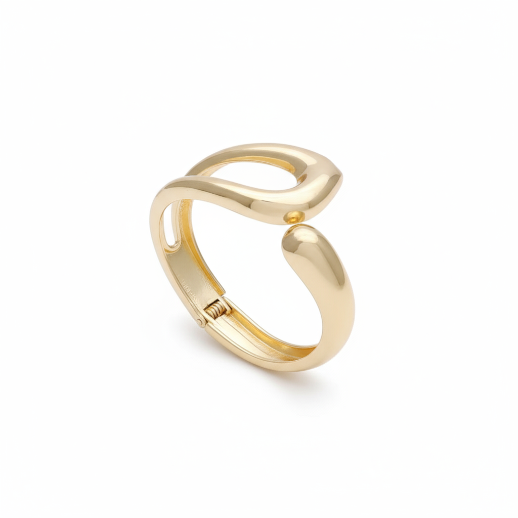 The Midas Curve Bangle Bracelet (FREE SIZE)
