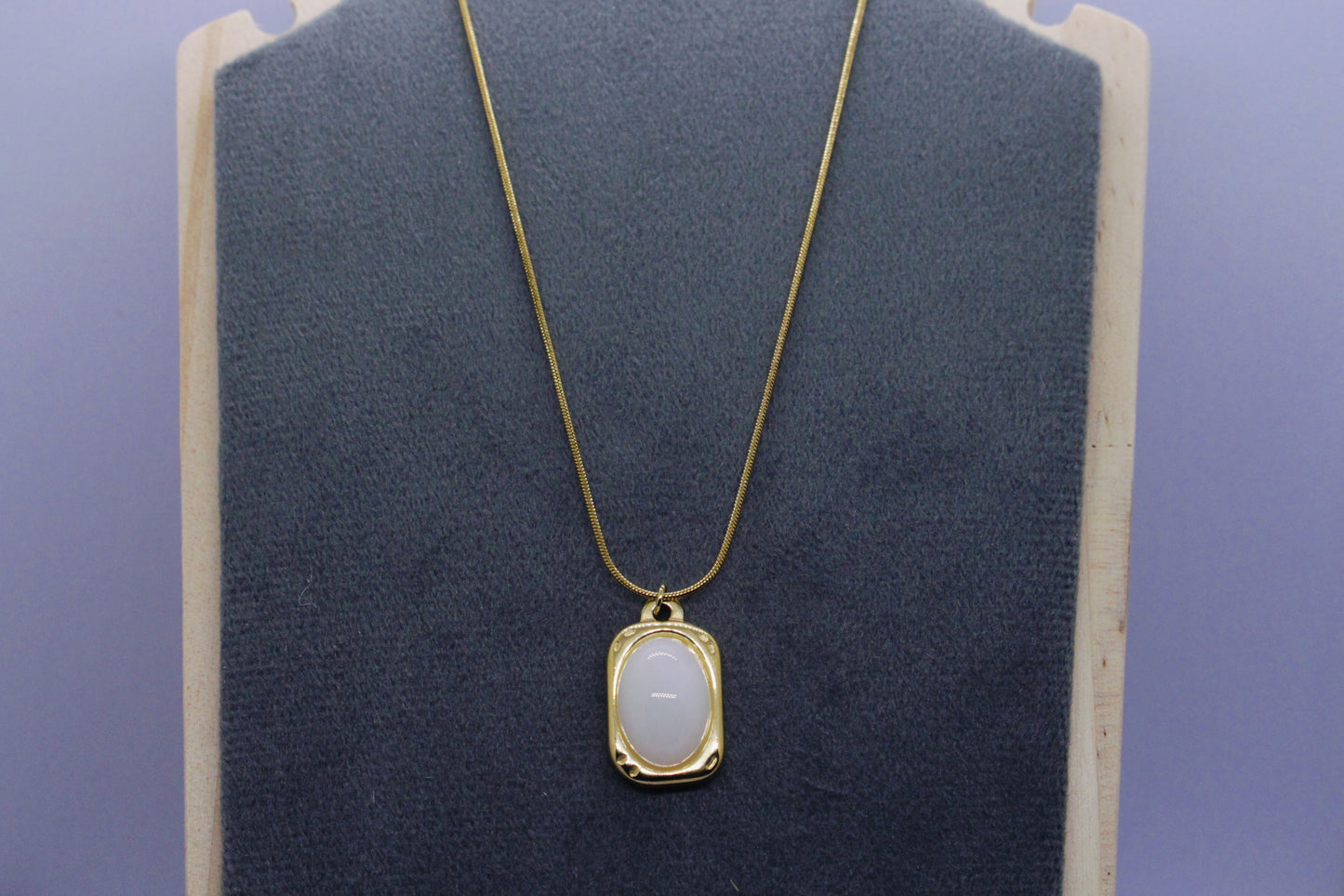The White Stone Necklace