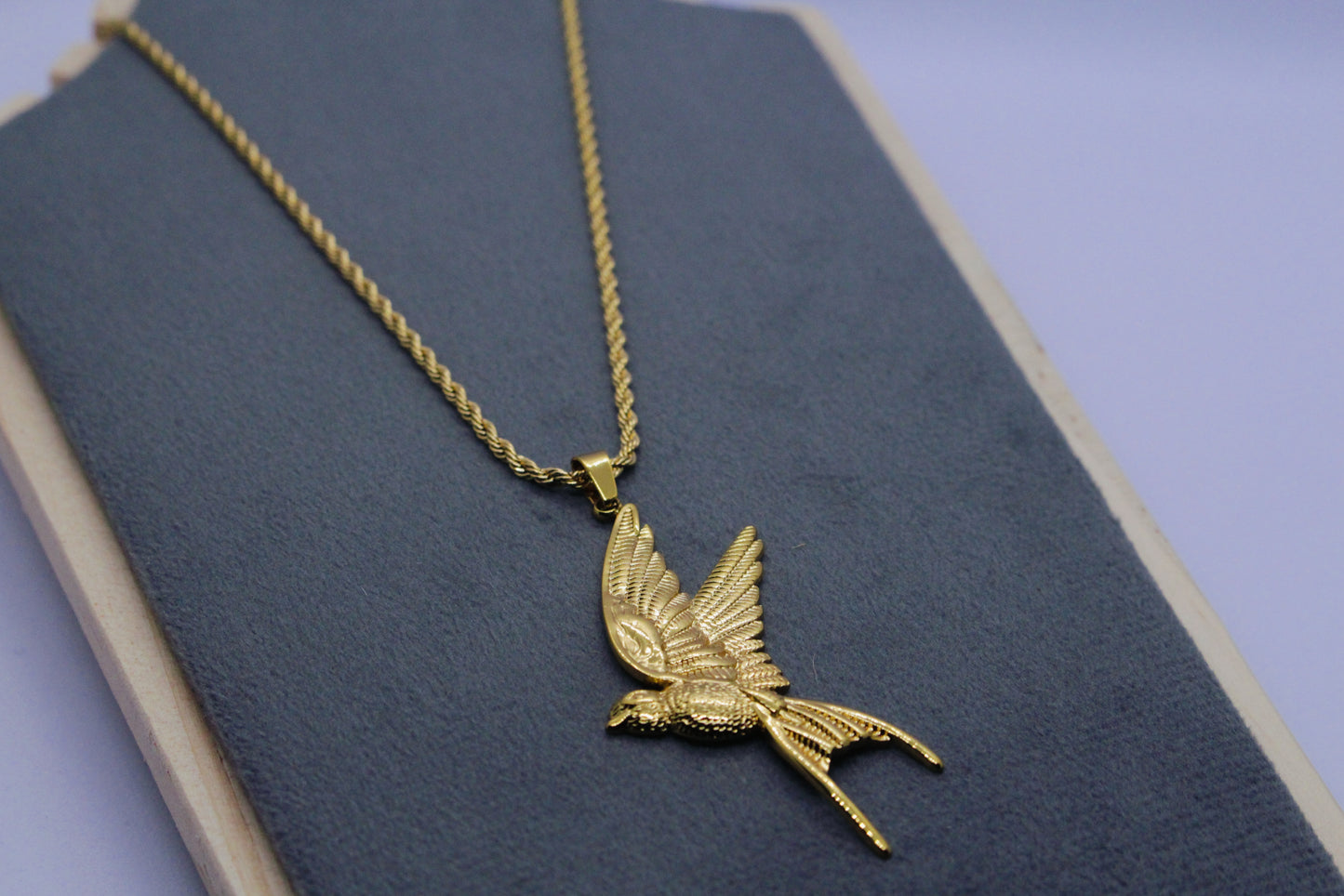 Rope Bird Necklace