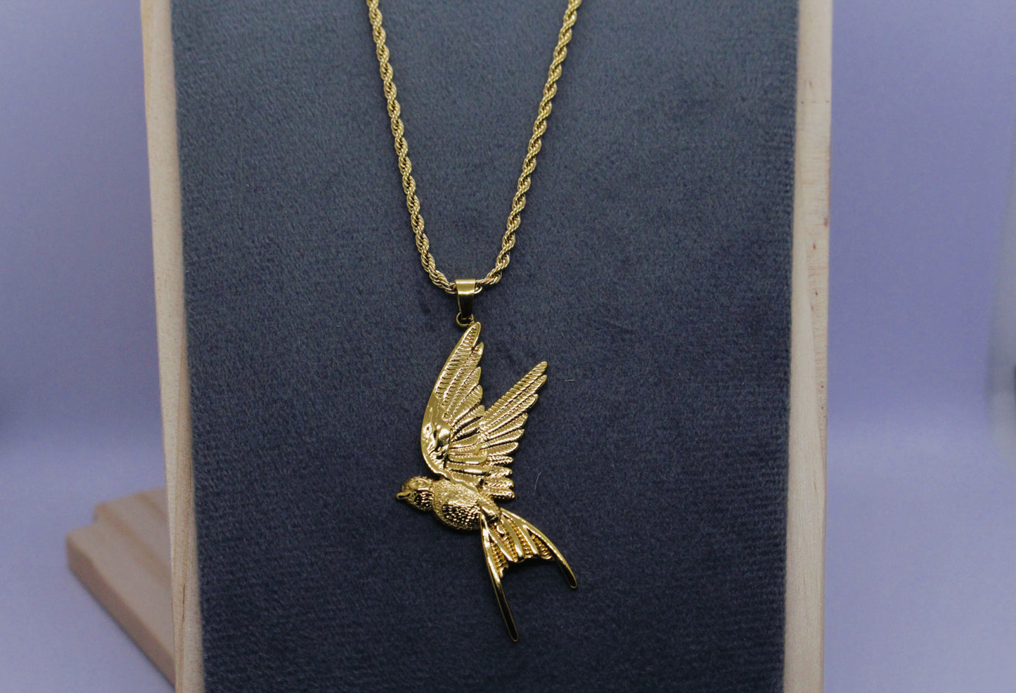 Rope Bird Necklace