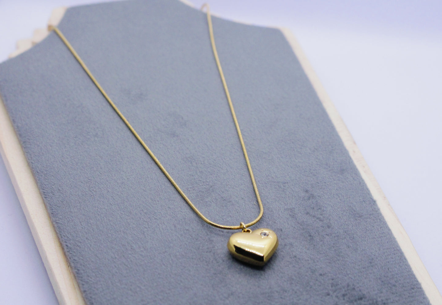 The Golden Heart Chain Pendant