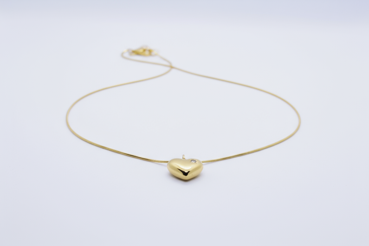 The Golden Heart Chain Pendant