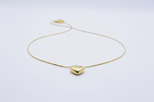 The Golden Heart Chain Pendant