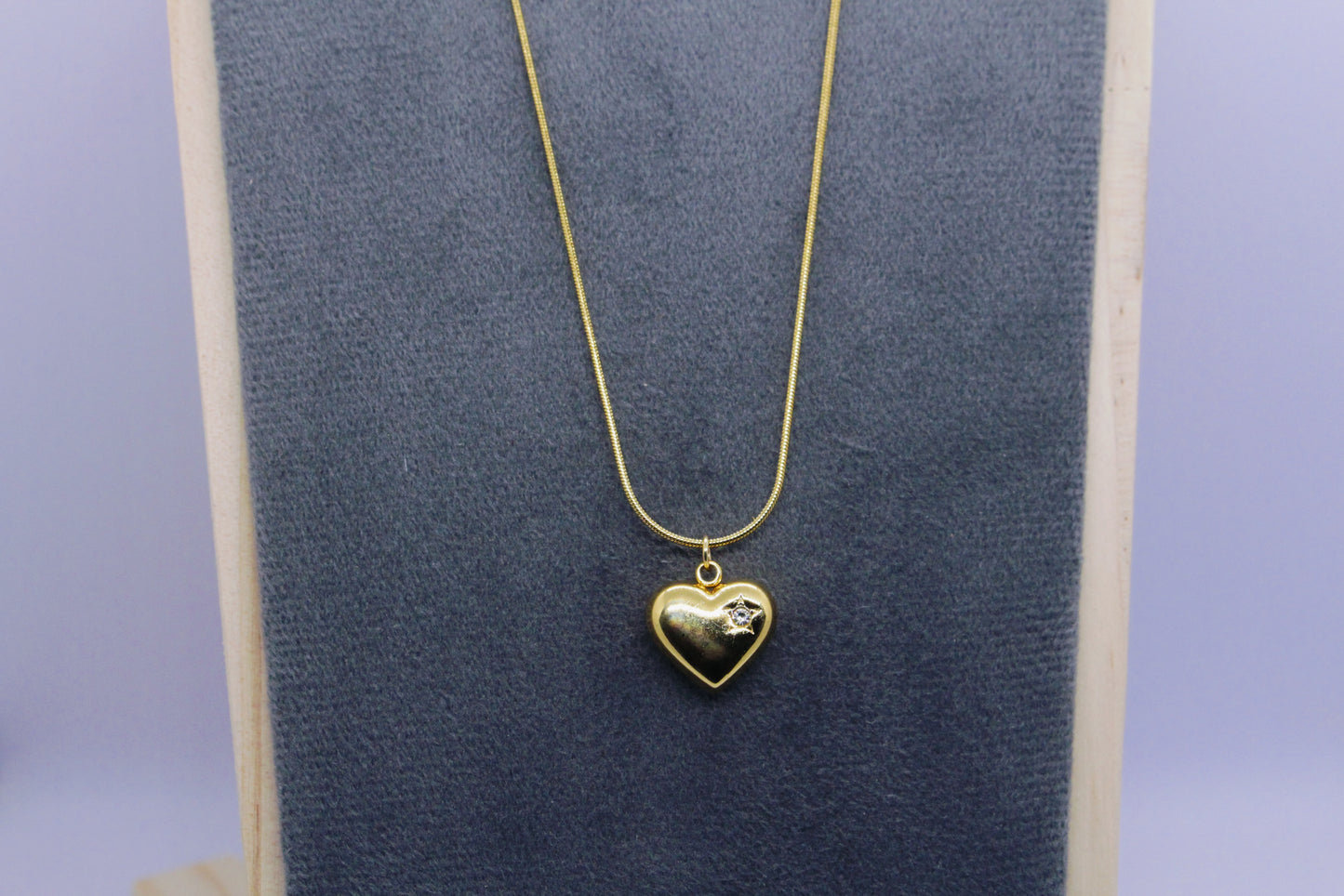 The Golden Heart Chain Pendant