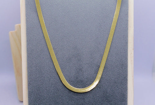 Flat Snake Golden Chain