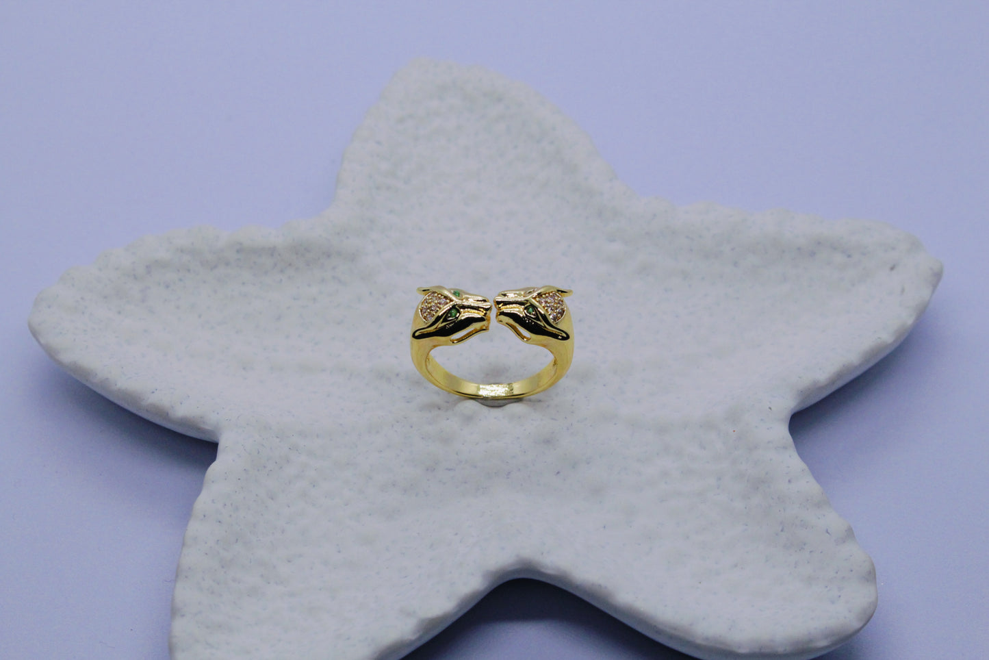 The Gold Tiger Roar Ring (Adjustable Size)