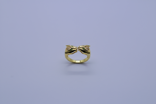 The Gold Tiger Roar Ring (Adjustable Size)