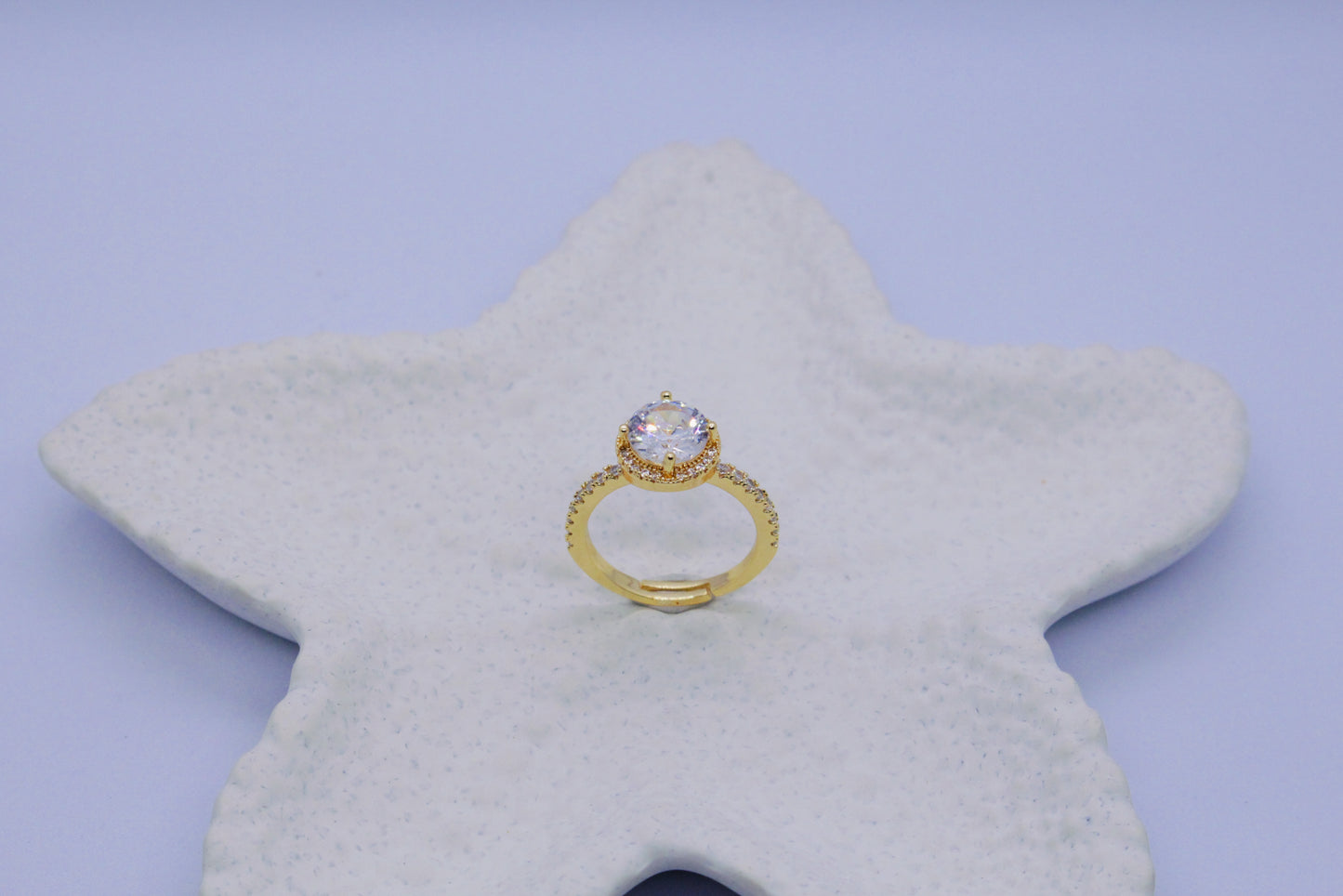 Eternal Promise Gold Ring (Adjustable Size)