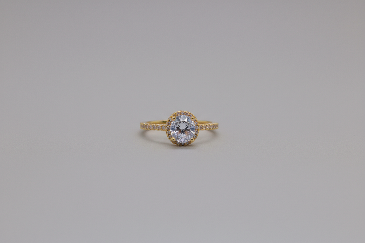 Eternal Promise Gold Ring (Adjustable Size)