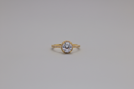 Eternal Promise Gold Ring (Adjustable Size)