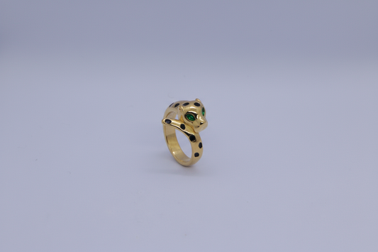 The Golden Panther Ring (Adjustable Ring)