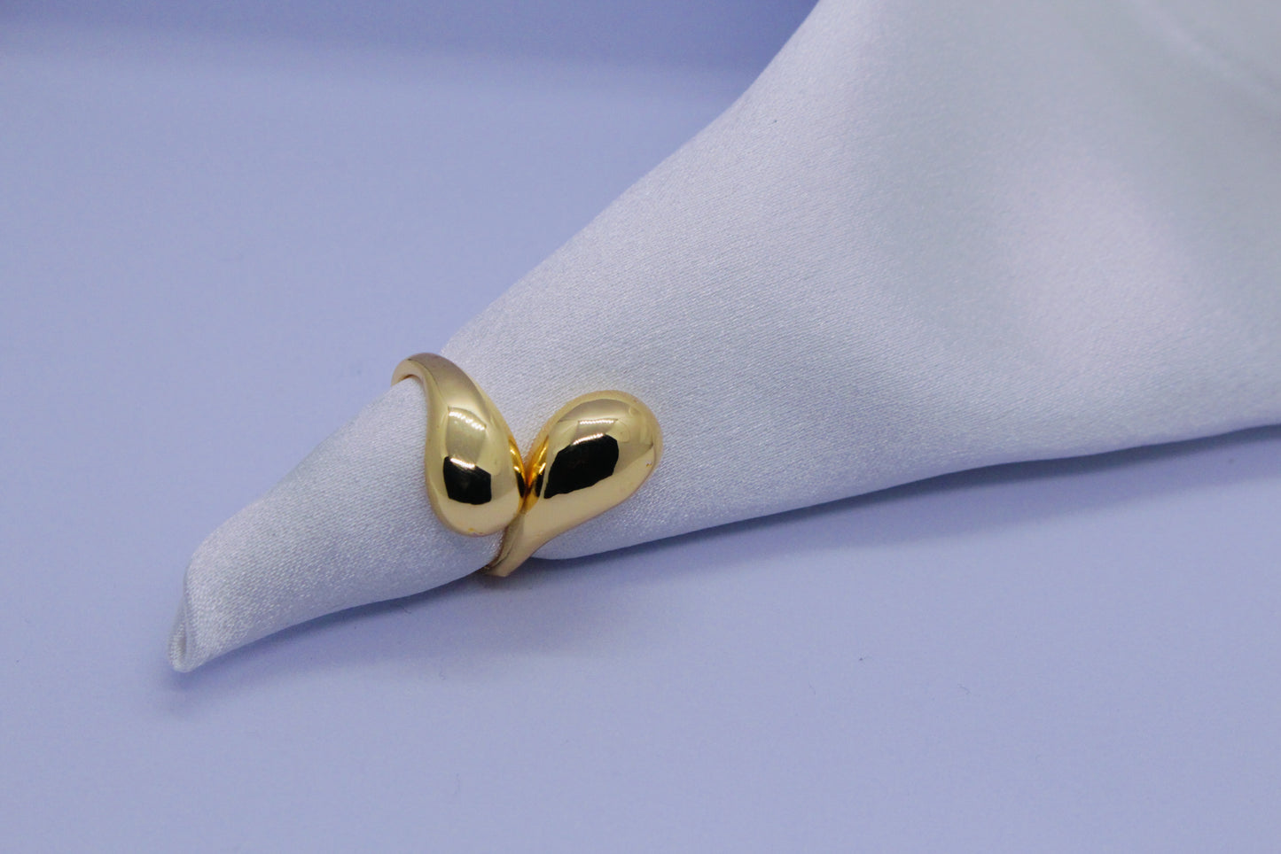 Chunky Twisted Golden Ring (Adjustable Size)