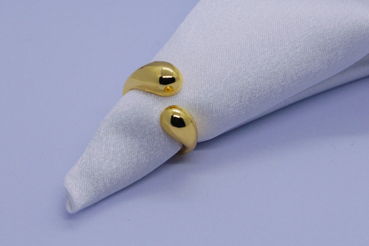 Raindrop Golden Ring (Adjustable Size)