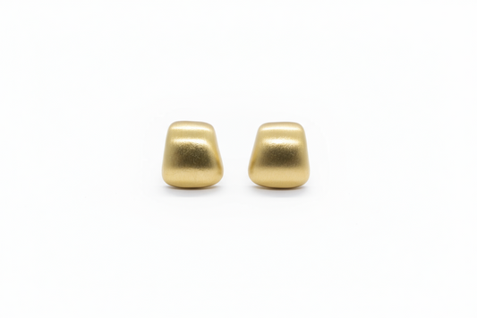 Gold Matte Earring