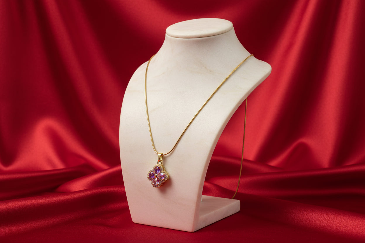 Pink Crystal Clover
