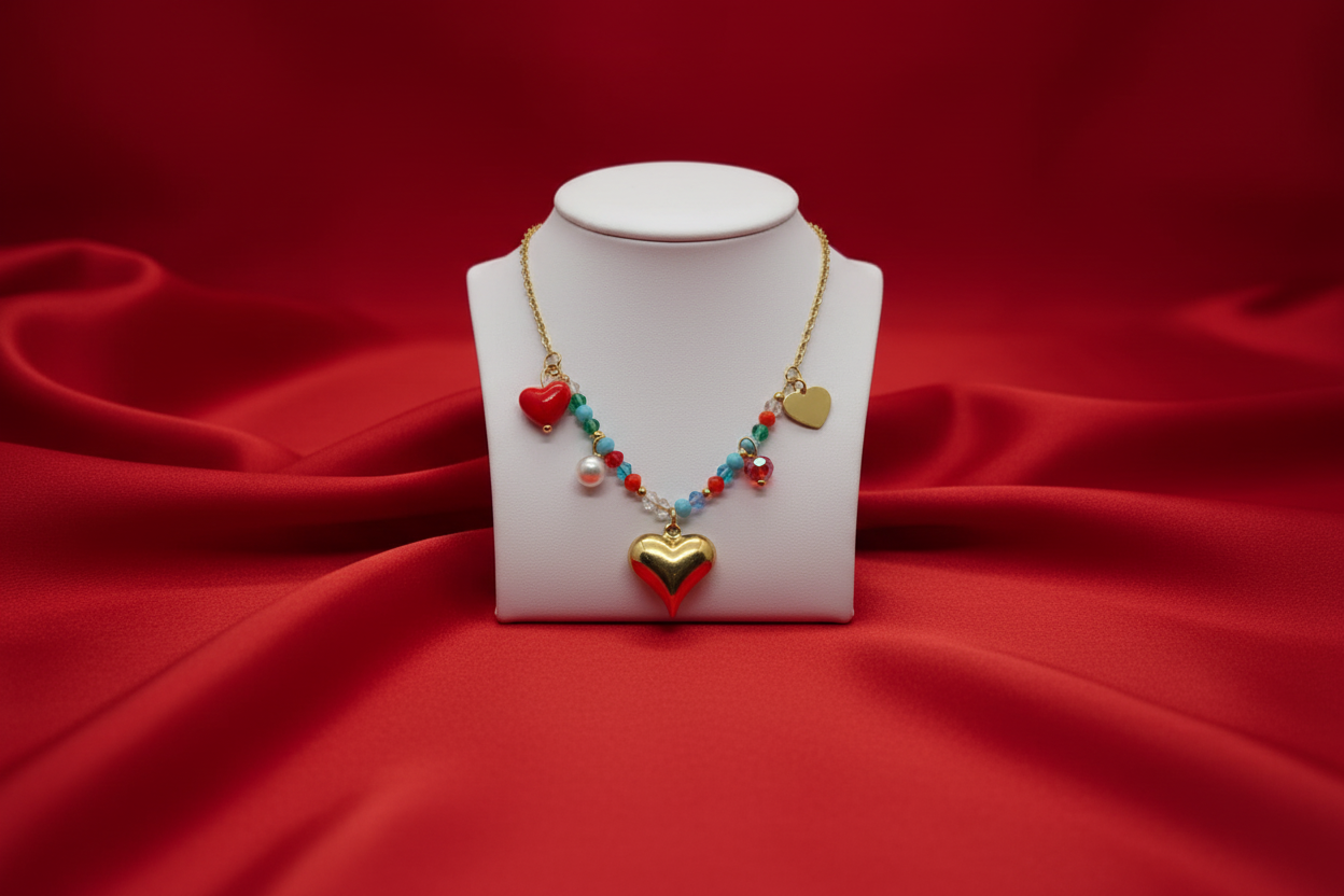 Beaded Arch Heart