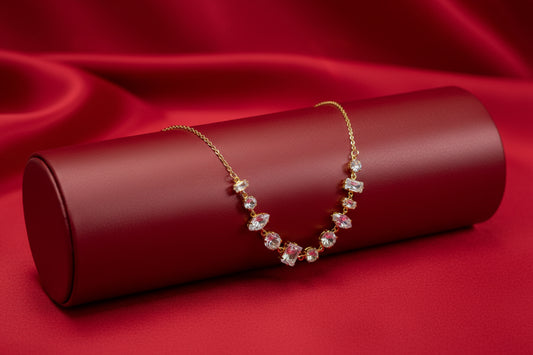 Crystal Brilliance Station Necklace