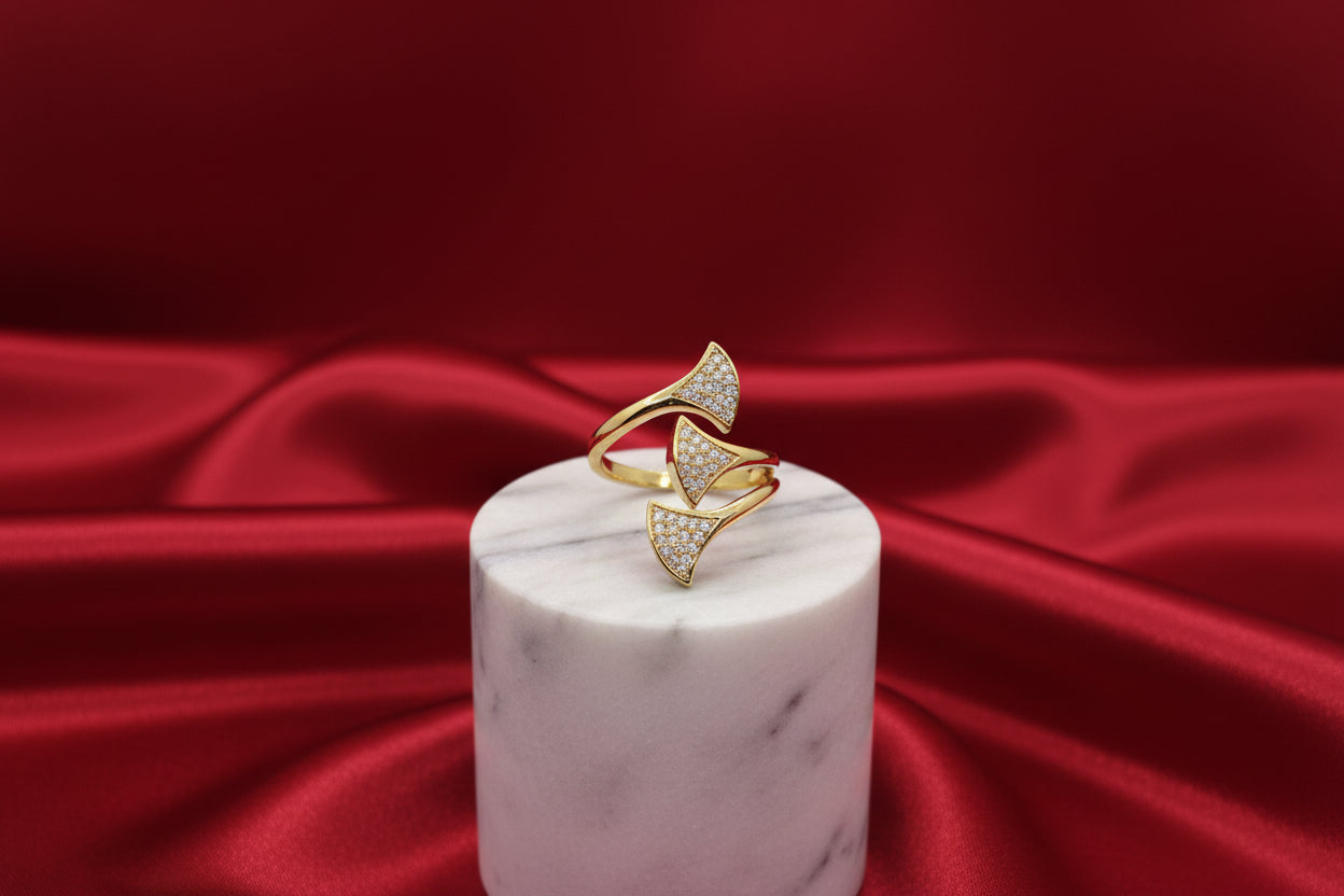 The Triplets Ring Adjustable