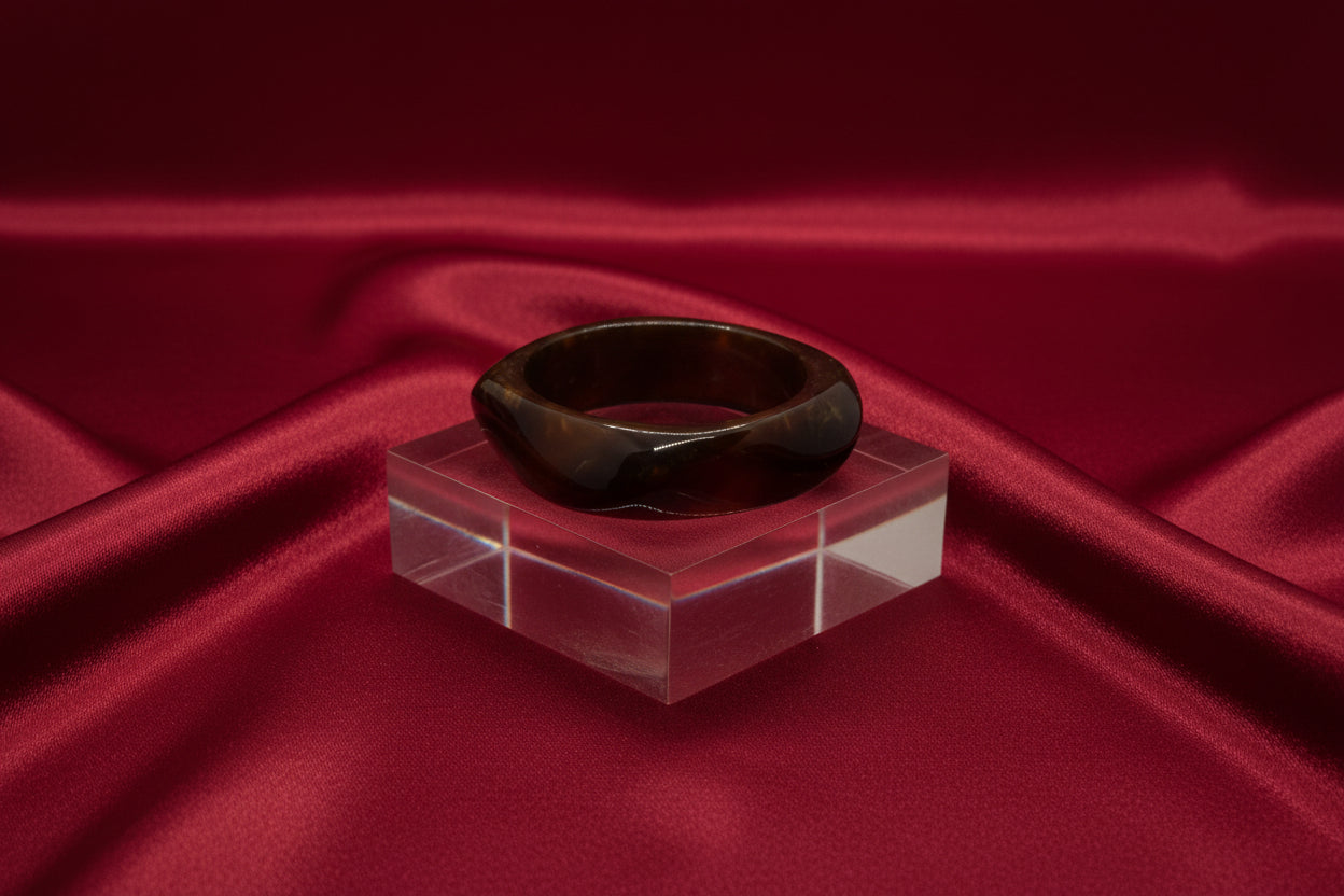 Tortoiseshell Square Bangle Free Size