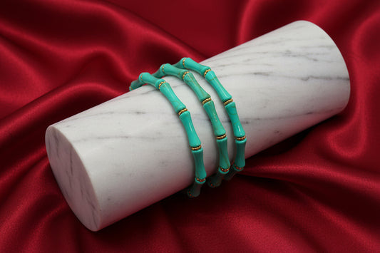 The Turquoise Bamboo Adjustable Set Of 3