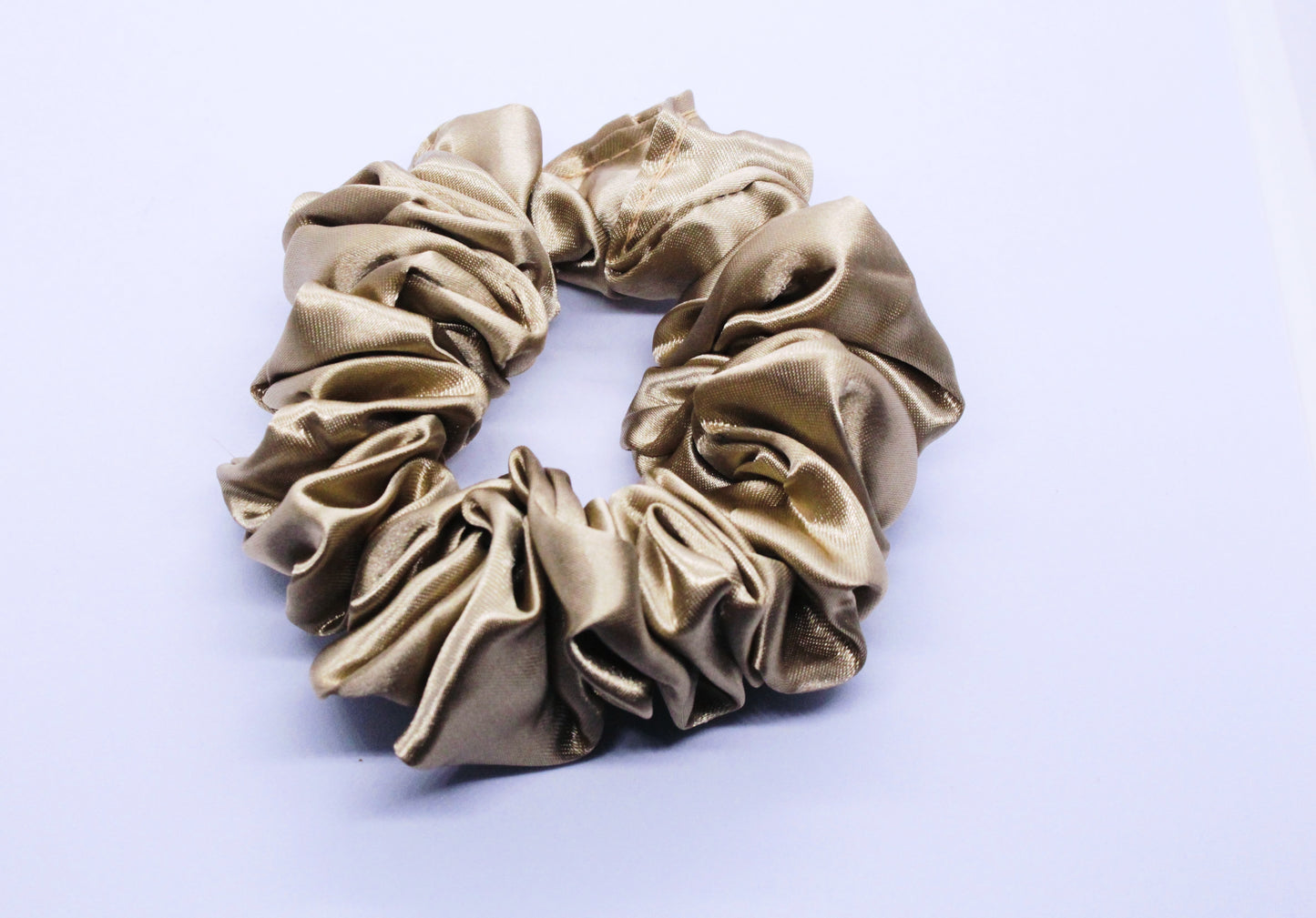 Satin Gold Scrunchie